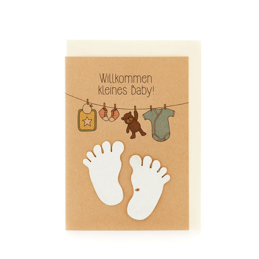 Geburtskarte "Willkommen kleines Baby"