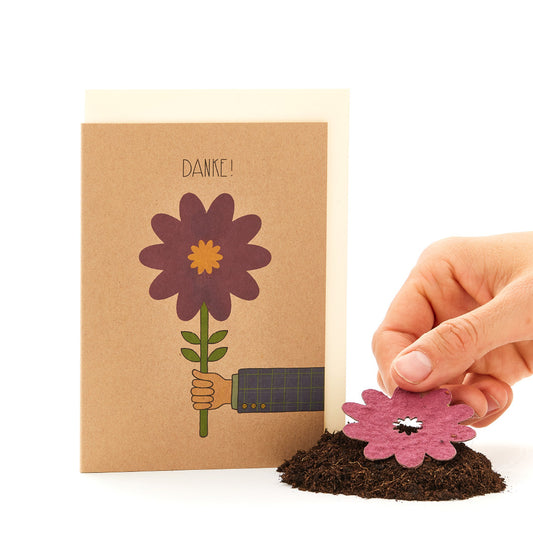 Dankeskarte "Blume"
