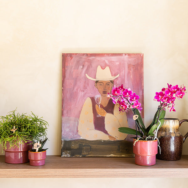 Kolibri Home 'Timeless' Übertopf – Rosa – Ø12cm – Ansicht 4