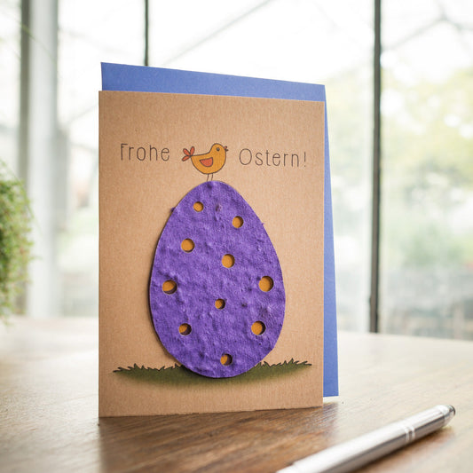 Osterkarte "Frohe Ostern" 