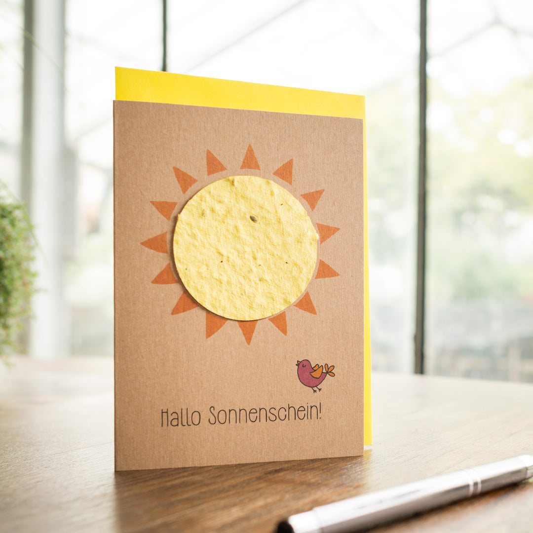 Grußkarte "Hallo Sonnenschein" 