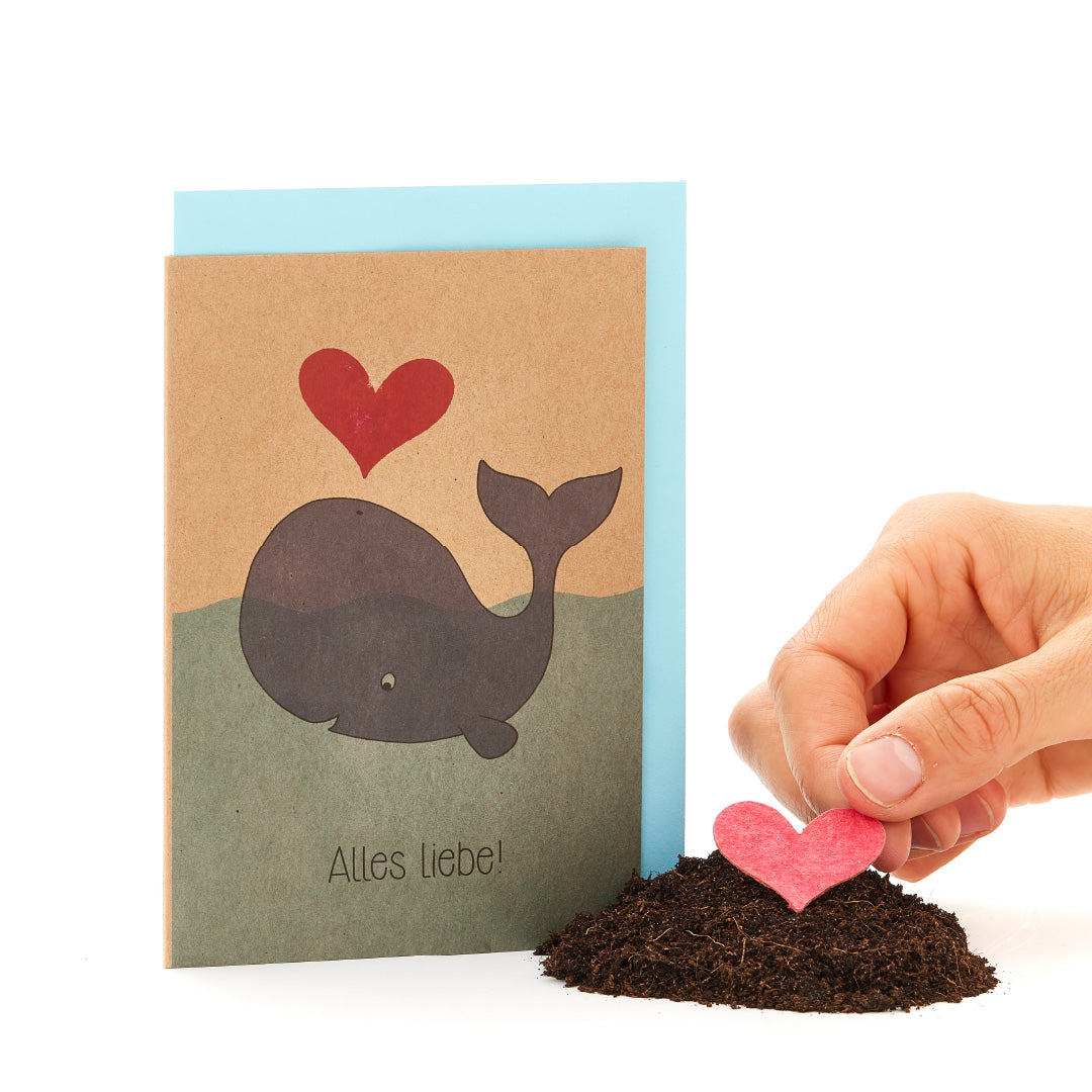Grußkarte "Alles Liebe" 
