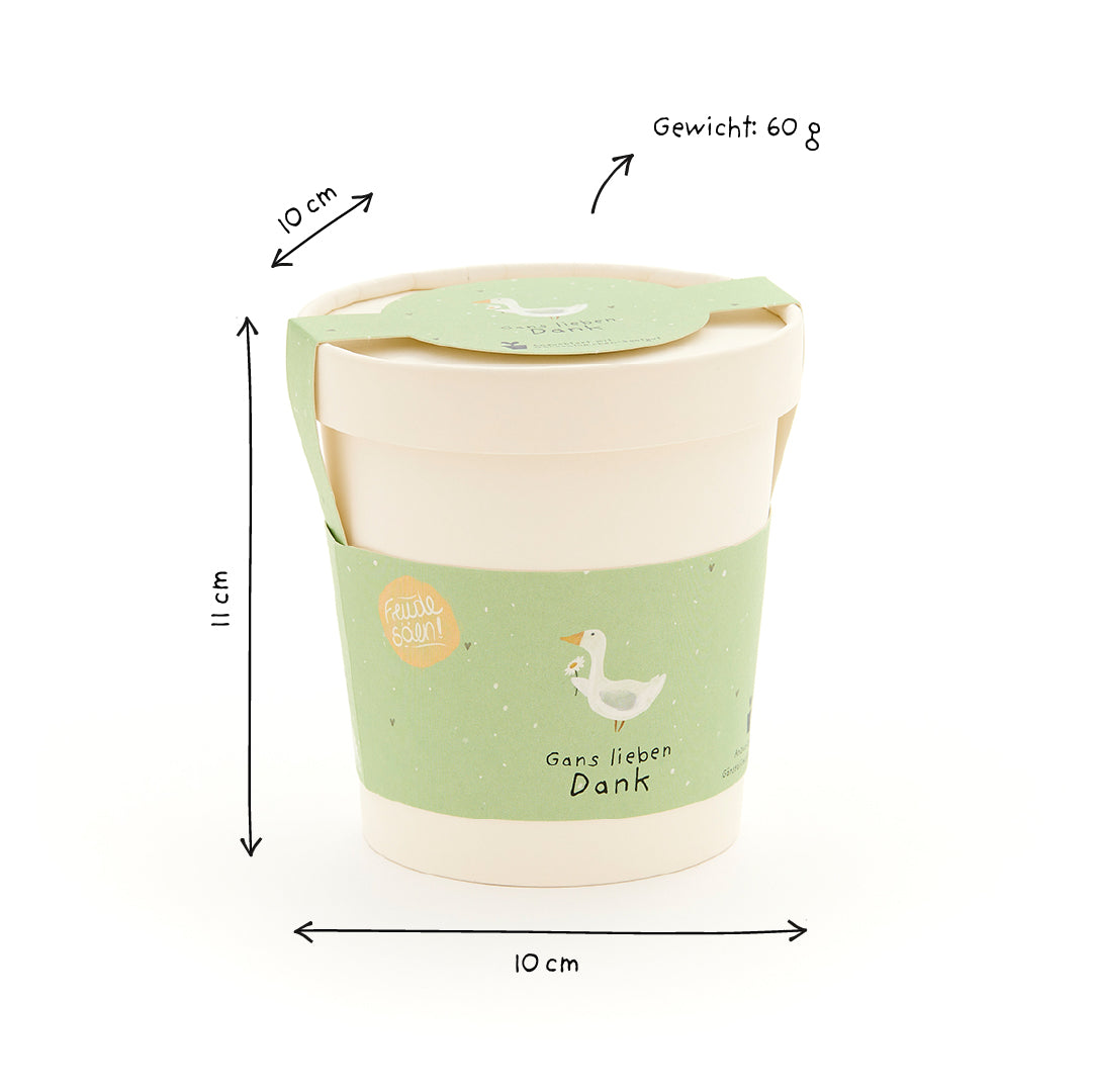 Gans lieben Dank - Becher 