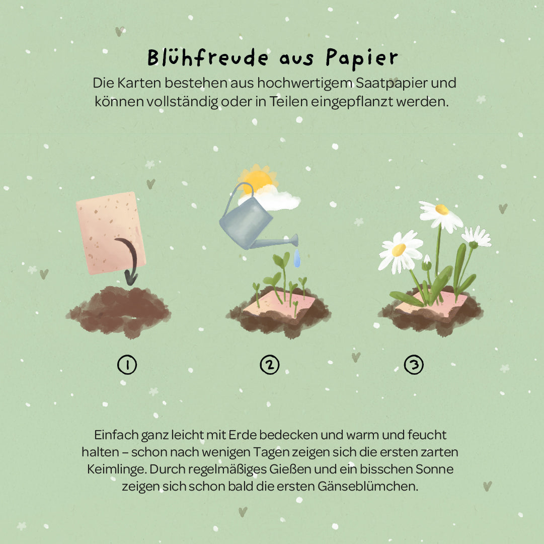 Grußkarte - Gans lieben Dank 