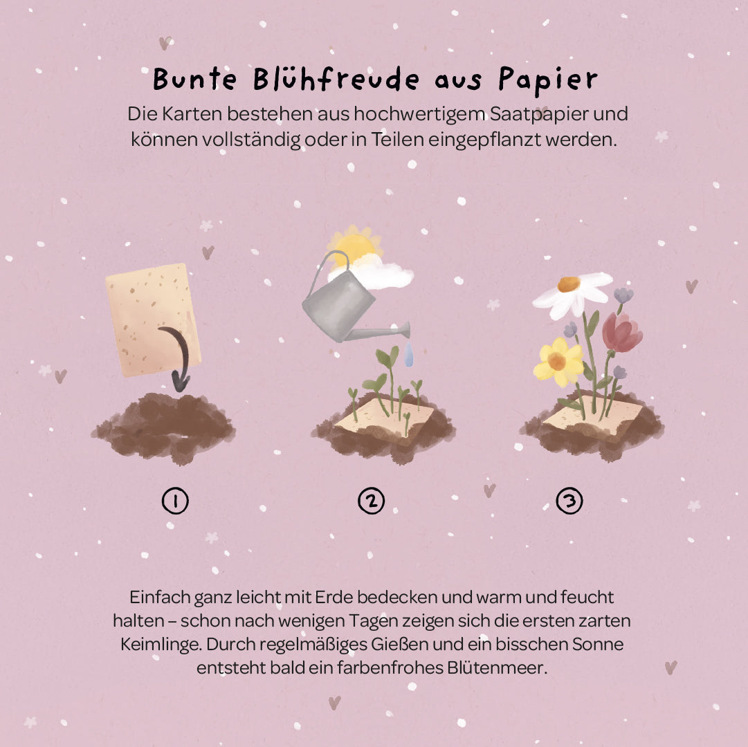 Grußkarte - Viel Erfolg, du Glückskind! 