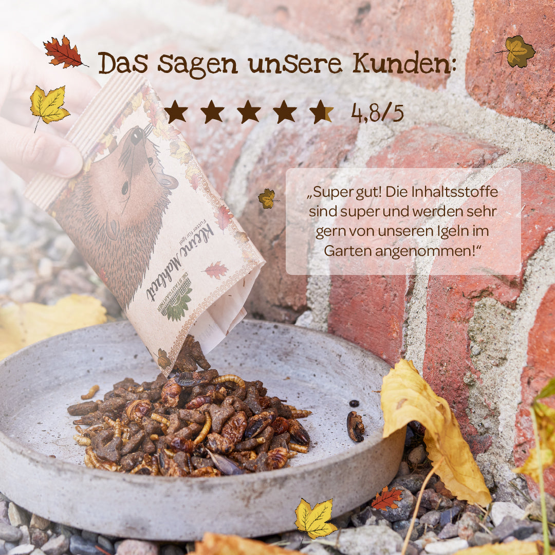 Kleine Mahlzeit – Igelfutter 