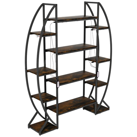 70 Inch Tall Indoor Plant Rack Flower Stand with Plant Grow Lights Storage Stand 