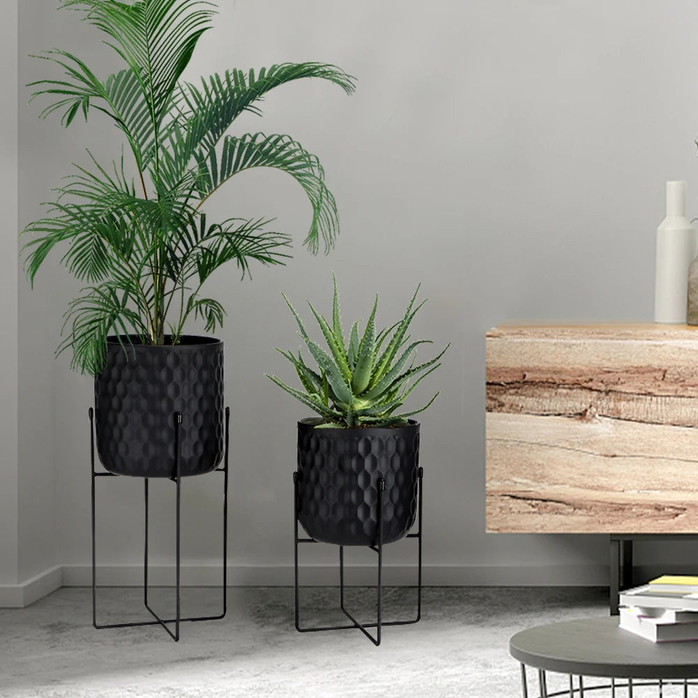 Metal Plant Stands Flower Stand Holders Modern Plant Holders Flower Holder for Flower Pot Indoor Living Room 