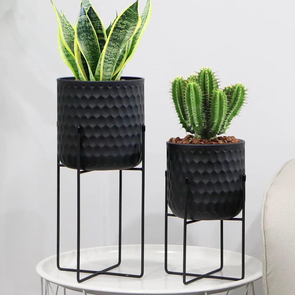 Metal Plant Stands Flower Stand Holders Modern Plant Holders Flower Holder for Flower Pot Indoor Living Room 