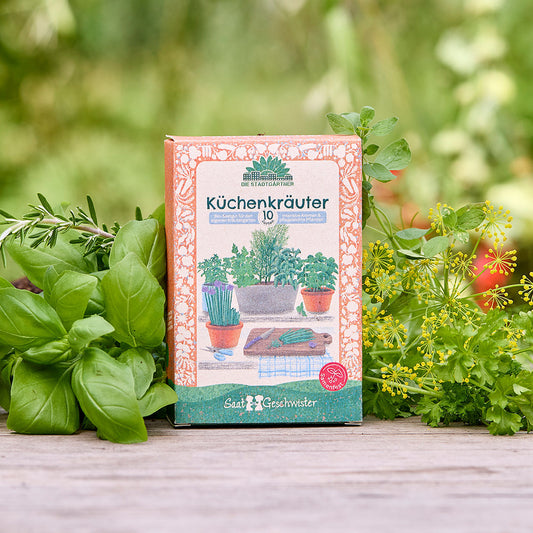 BIO-Saatgut-Set "Küchenkräuter" 