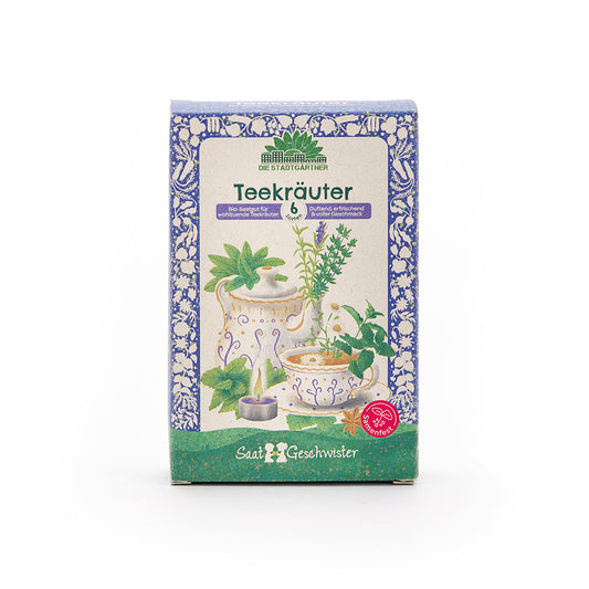 BIO-Saatgut-Set "Teekräuter" 