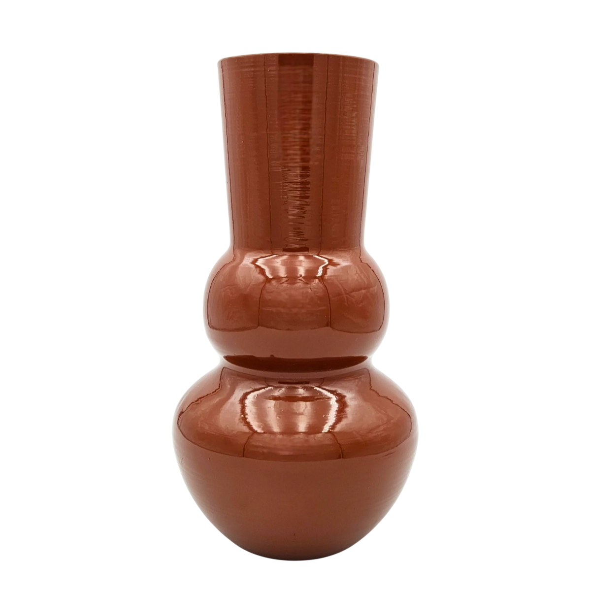 Vase Retro Zinkvase Beige Terrakotta 30x15 Blumenvase Dekovase Blumengefäß 