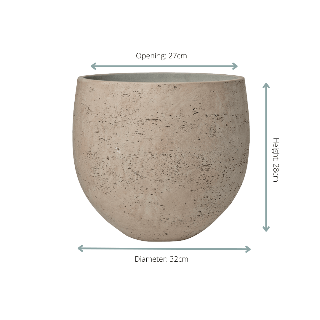 Pot Orb Grey Washed - D39 x H35 