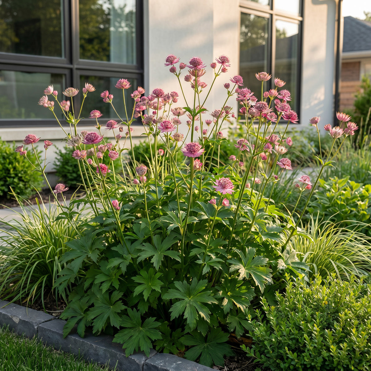 Sterndolde 'Astrantia major' – Weiß-Rosa – Topf Ø11cm – Ansicht 6