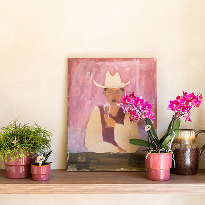 Kolibri Home 'Timeless' Übertopf – Rosa – Ø12cm – Ansicht 4