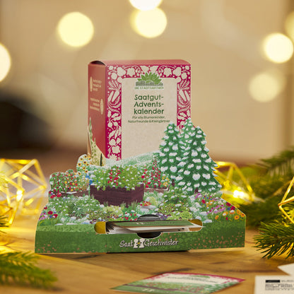 Saatgut-Adventskalender "Winterlandschaft" 