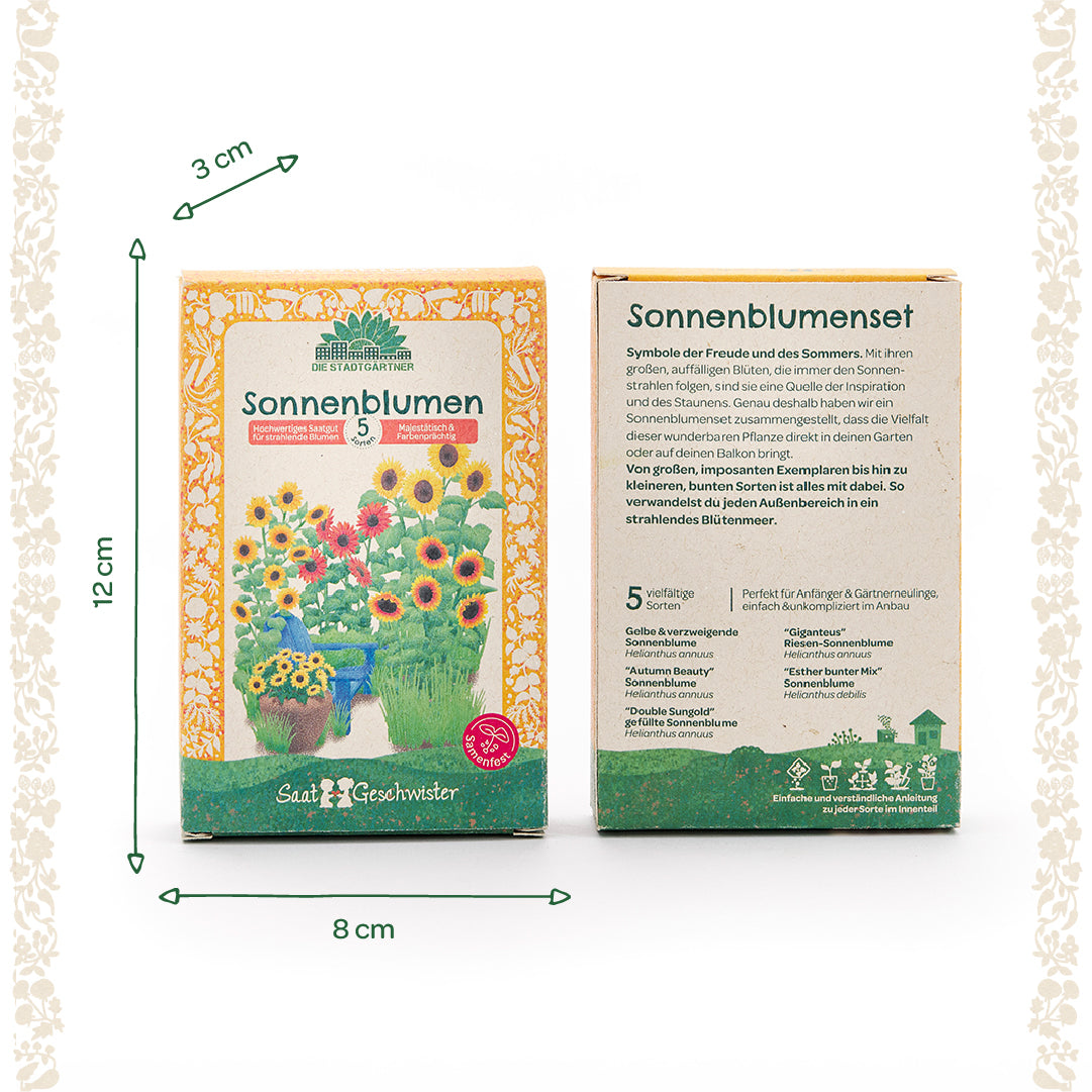 Saatgut-Set "Sonnenblumen" 
