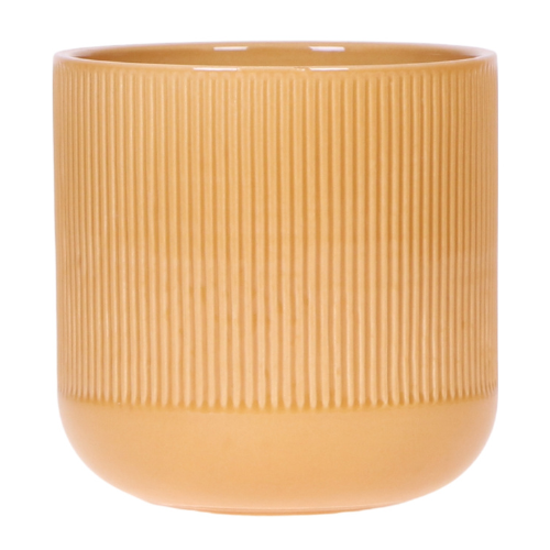 Kolibri Home | Flare Dekotopf - Ocher - Ø12cm 