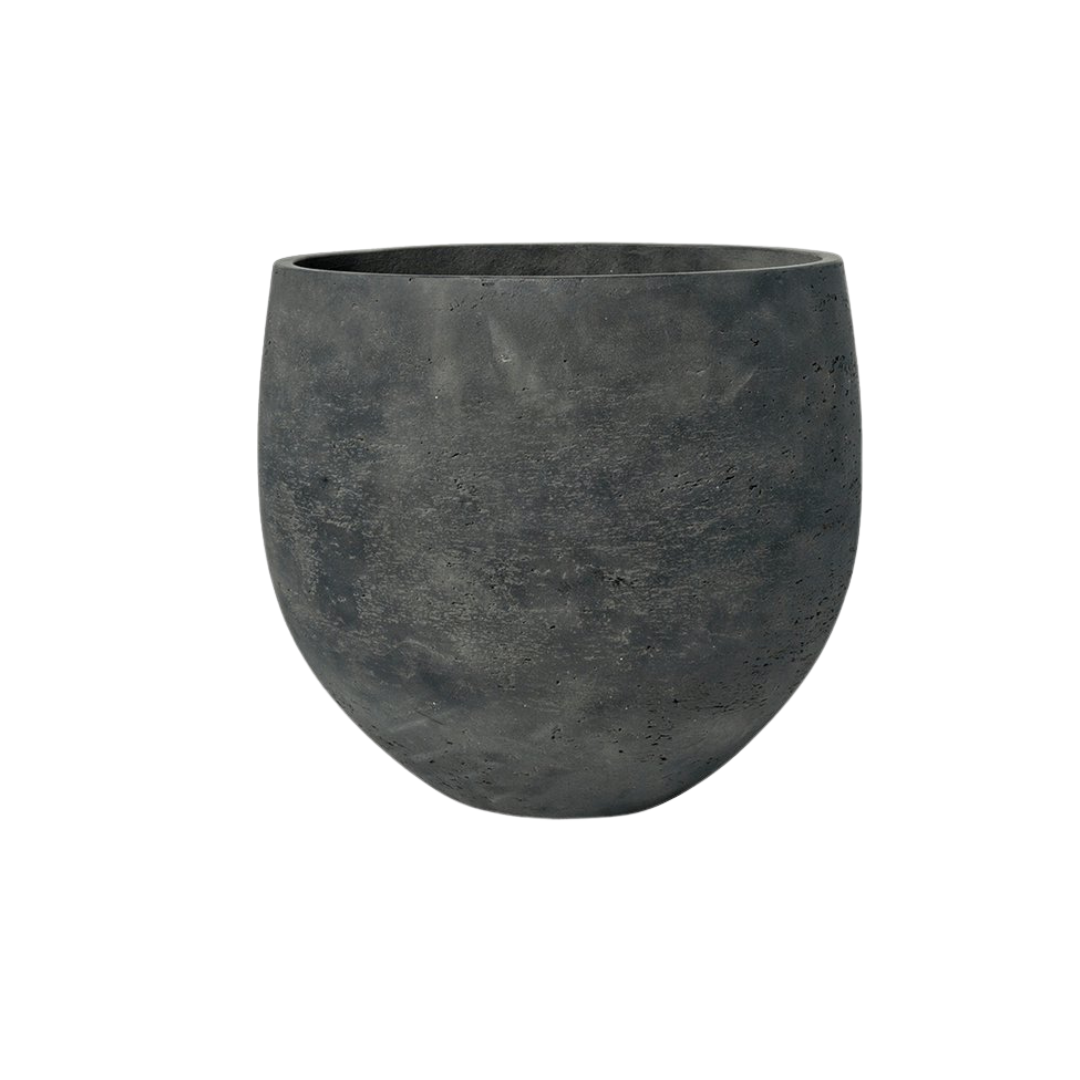 Pot Orb Black Washed - D32 x H28 