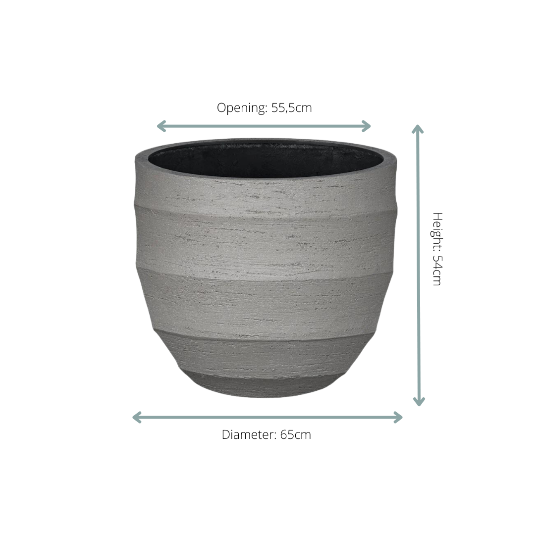 Pot Bordo New Egg Grey - D65 x H54 