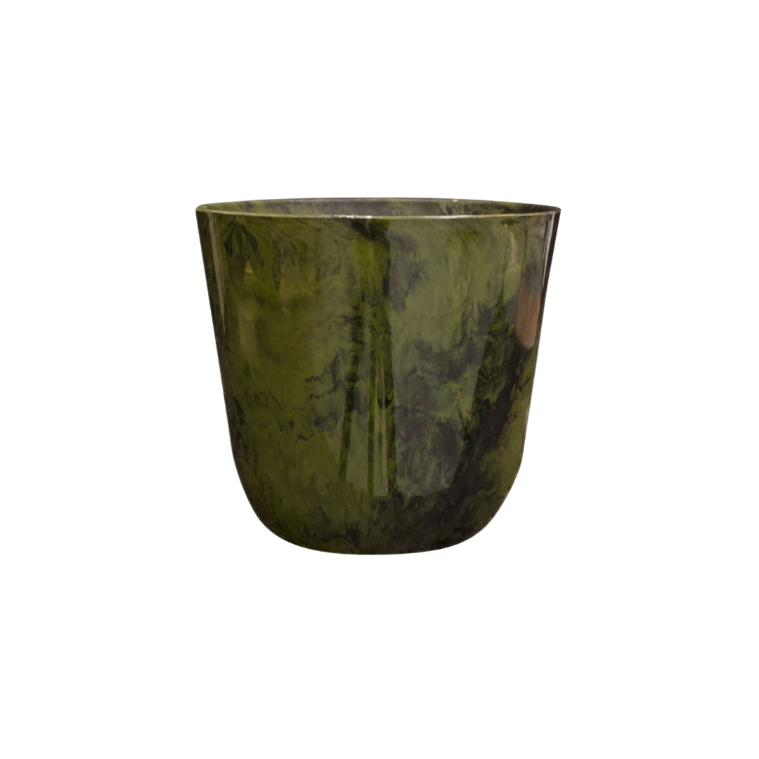 Pot Palermo marble groen D35 x H32 