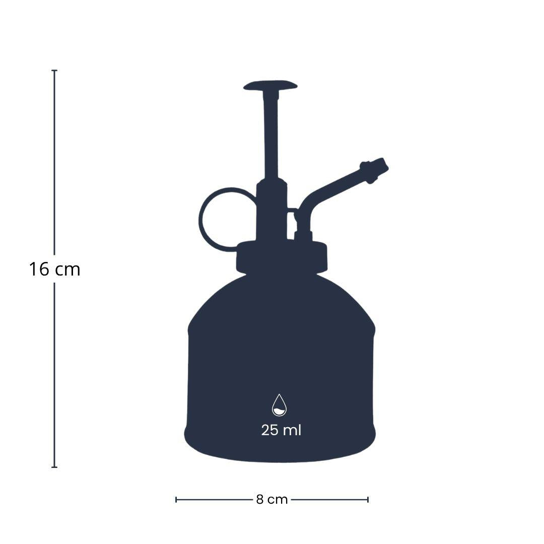 Pflanzensprüher – Grün – Glas – 0,25L – Feiner Sprühnebel – Retro-Design – Handpumpe – Für Zimmerpflanzen & Stecklinge 