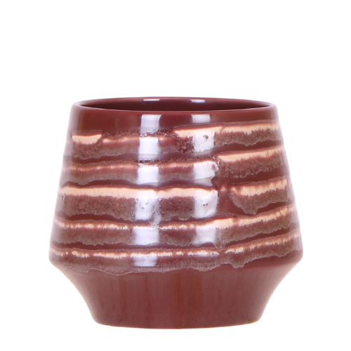 Kolibri Home | Moonstone Burgundy Übertopf - Ø9cm 