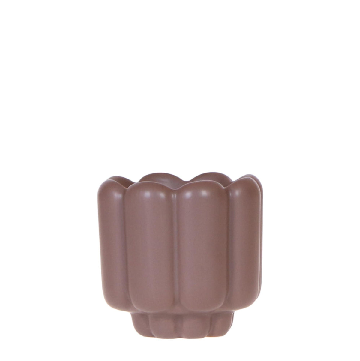 Kolibri Home | Retro-Ziertopf - Brown - Ø6cm 