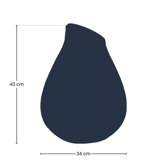 Terrarium fles met kurk - Drop XXL - Ø 34 cm ↑ 43 cm 