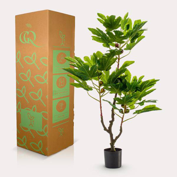 Kunstpflanze - Ficus Carica - Feigenbaum - 95 cm 