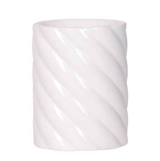 Candy Dekotopf - Hoch - Weiß - Ø9cm 