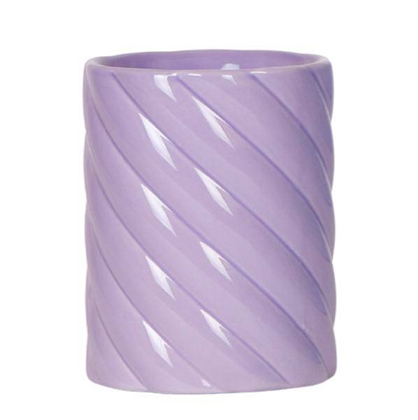 Candy Dekotopf - Hoch - Flieder - Ø9cm 