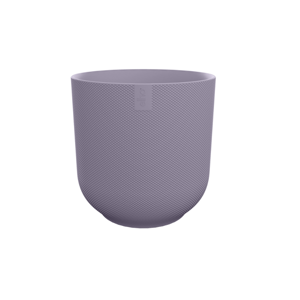 Jazz Pflanztopf Lavendel Lila – D14 x H13 – Moderner Blumentopf für Innen & Außen – Eleganter runder Pflanzkübel aus Kunststoff – Dekorativer Übertopf für Zimmer- & Gartenpflanzen 